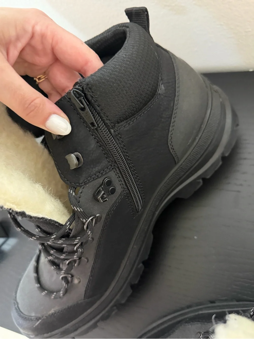 Men’s Black Winter Ankle Boots - Insulated Comfort